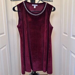 Dressbarn Velvety Sleeveless Top